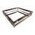 Stylish Nickel and Bamboo Galley Tray After Ralph Lauren For Sale