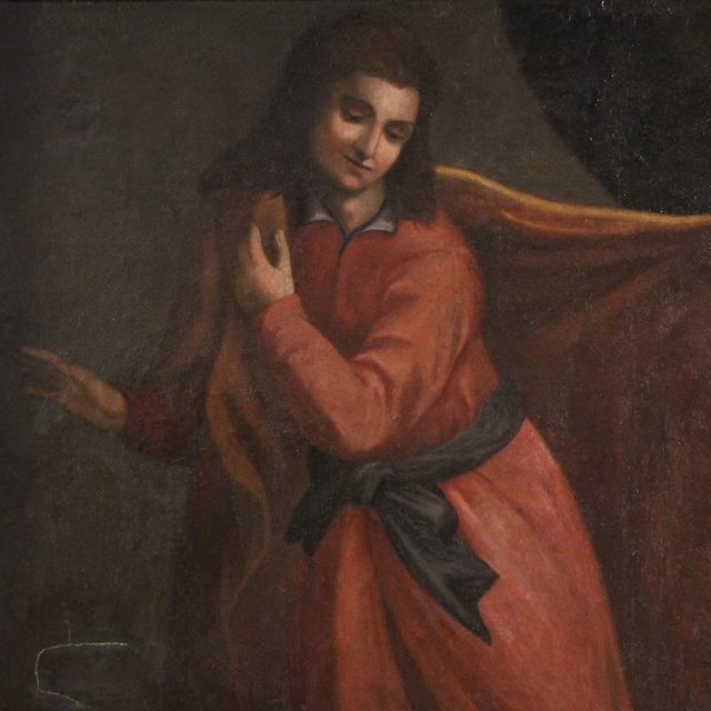 Italian Artist, Joseph and Potiphar's Wife, Nude, 1670, Oil on Canvas For Sale - Image 15 of 16