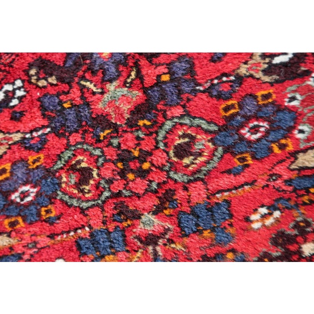 1970s, Handmade Vintage Persian Hamadan Rug 3.3' X 4.6' For Sale - Image 4 of 14