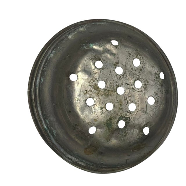 Blue Attributed to Consolidated Glass Eapg Light Blue Opaline Cone/Pineapple Sugar Shaker C1890 Usa For Sale - Image 8 of 12