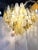 Venetian Amber and Fumè Multicolor “Rondini” Murano Glass Chandelier For Sale - Image 6 of 7
