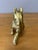 Mid 20th Century Vintage Brass Fox For Sale - Image 5 of 5