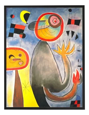 Joan Miro, Animal Composition, 1953, Print, Framed