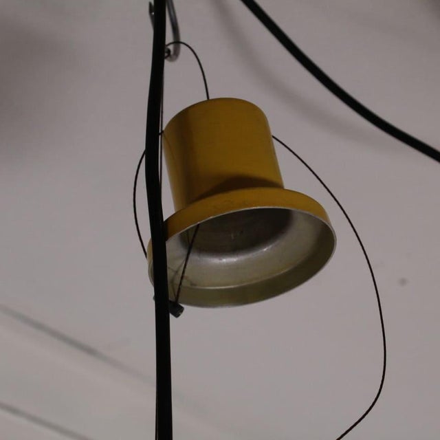 Fontana Arte Yellow Industrial Lamp from Fontana Arte, 1970s For Sale - Image 4 of 7