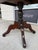 Antique Mahogany Drop Leaf Table With Pedestal Base For Sale - Image 11 of 14
