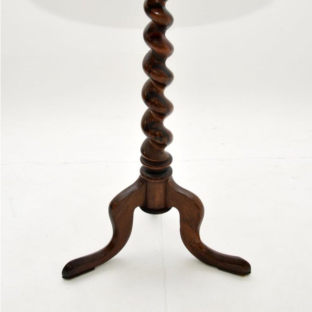 Mid 19th Century Victorian Barley Twist Side Table, 1840s For Sale - Image 5 of 7