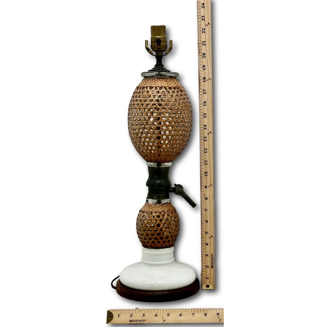 Antique Briet Paris France Double Gourd Siphon Soda Water Maker & Dispenser Now Table Lamp Base - Circa 1800s For Sale - Image 18 of 18