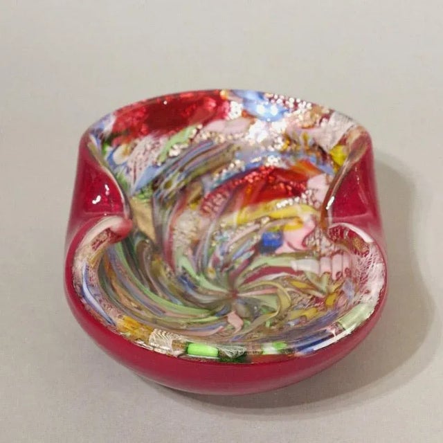 1950s Vintage Glass Bowl by Dino Martens for Aureliano Toso For Sale - Image 5 of 12