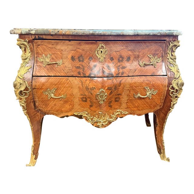 Early 19th Century French Louis XV Style Bombay Chest For Sale