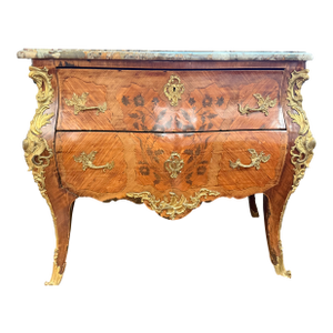 Early 19th Century French Louis XV Style Bombay Chest