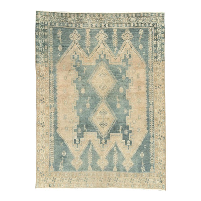 Galerie Shabab Collection Mid-20th Century Persian Afshar Accent Rug For Sale