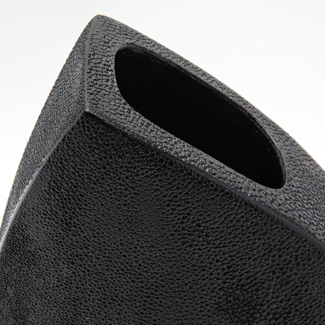 Modern Shagreen Vase by R&y Augousti For Sale - Image 9 of 9