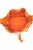 Longchamp Le Pliage Neoprene Crossbody Bucket Bag in Citrus Hermes Orange For Sale - Image 9 of 11