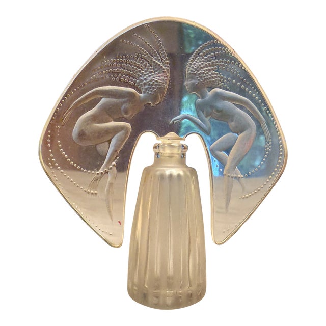Lalique Ondines Perfume Bottle, Designed by Marie-Claude Lalique For Sale