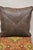 Late 20th Century (4) Contemporary Mediterranean Red and Brown Tapestry Faux Leather Throw Pillows For Sale - Image 5 of 8