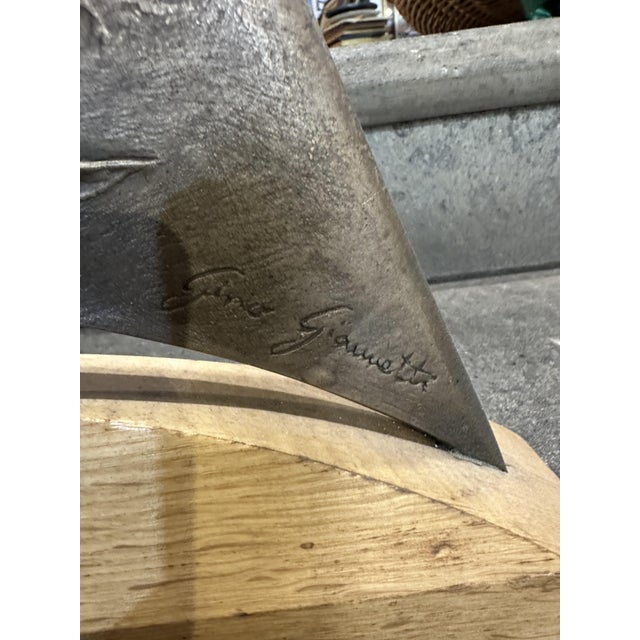 Columbus' Sail Bronze Sculpture by Gino Giannetti For Sale - Image 4 of 9