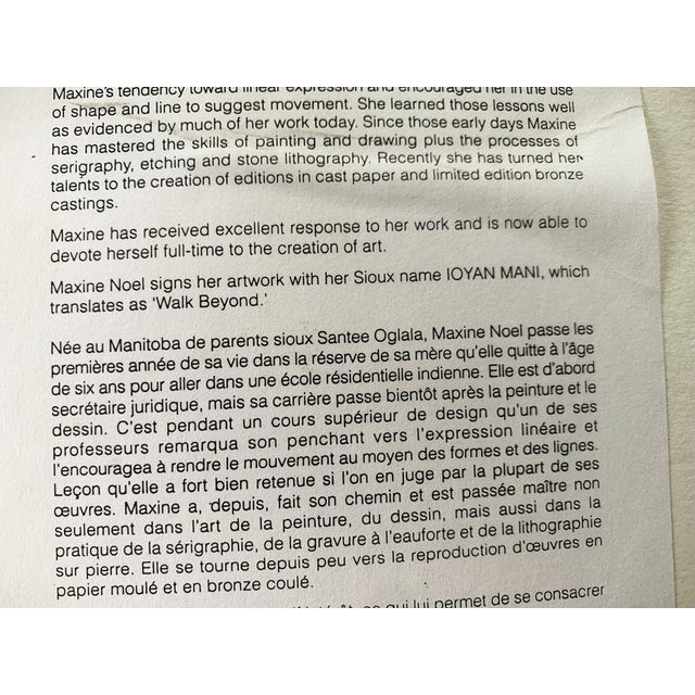 Maxine Noel, Spirits, 1970s, Paintings, Framed, Set of 2 For Sale - Image 17 of 18