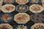 1920s Handmade Antique English Needlepoint Rug in Blue, Beige-Brown Floral Pattern For Sale - Image 5 of 9