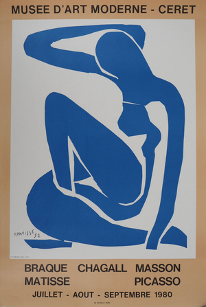 Henri Matisse, Nu bleu gracieux, Lithograph