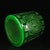 Late 20th Century Late 20th Century Green Glazed Reticulated Porcelain Brush Pot For Sale - Image 5 of 8