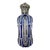 Antique 1800's European Cut to Clear Crystal Sterling Silver Perfume Bottle Jar For Sale