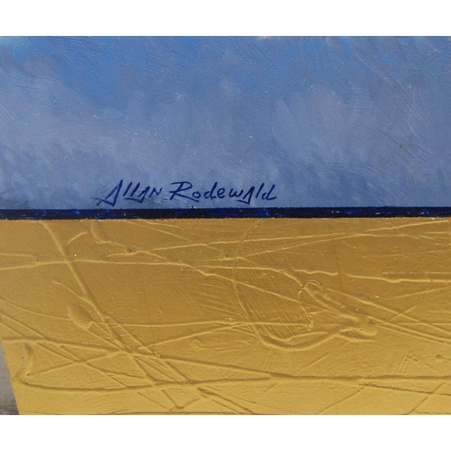 "Dream A Little Dream" Contemporary Cloudscape Oil Painting with Gold Leaf by Allan Rodewald For Sale - Image 4 of 5