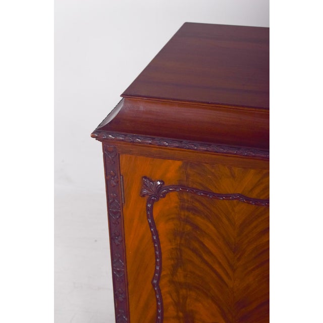 Brown Antique English Sideboard with Bar For Sale - Image 8 of 18