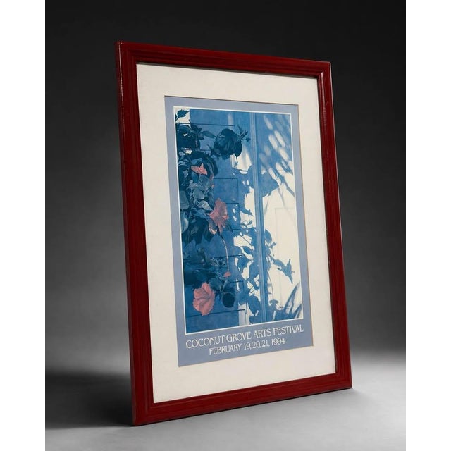1990s Vintage 1994 Coconut Grove Arts Festival Framed Poster For Sale - Image 5 of 5