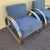 Blue Large 20th Century Chrome Armchairs by Ralph Lauren, 1980s, Set of 2 For Sale - Image 8 of 18