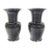 Late 20th Century Chinese Black Glazed Porcelain Dragon Vases – A Pair For Sale
