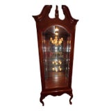 Jasper Cabinet Co. Cherry Curio Cabinet For Sale