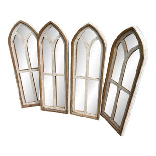 Vintage Italian Arquitectural Construction Mirrors- Set of 4 For Sale