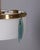 Vintage Blue Glass and Crystal Pendant Light, Italy, 1950s For Sale - Image 6 of 16