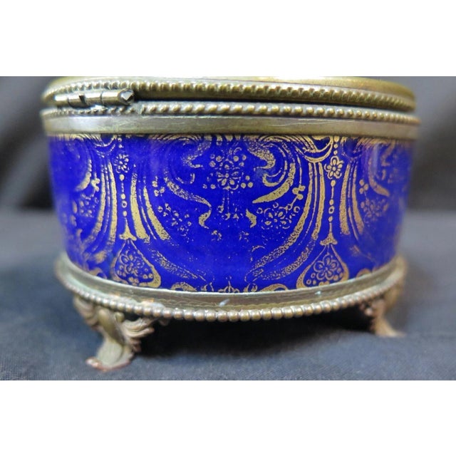 These vintage early 20th century porcelain "novelty" vanity boxes were made in Czechoslovakia by BASCO. The unique pair is...