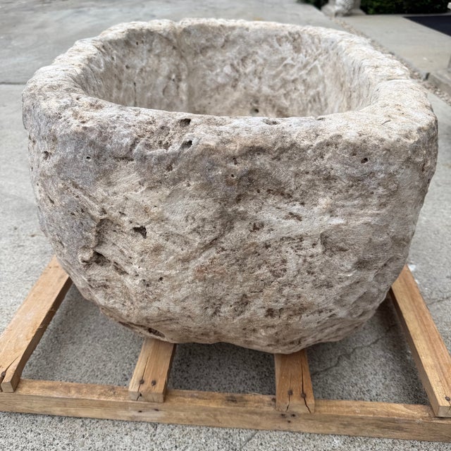 Stone Antique Limestone Trough For Sale - Image 7 of 7