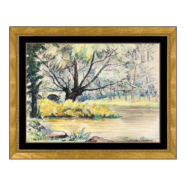 Early 20th Century Creek Bend, Paul-Émile Pissarro For Sale