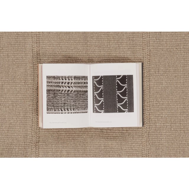 Rug & Kilim's Contemporary Kilim, Beige Textural Stripes For Sale - Image 9 of 10