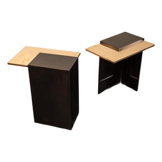 Attributed to Eric Schmitt Corner Tables For Sale