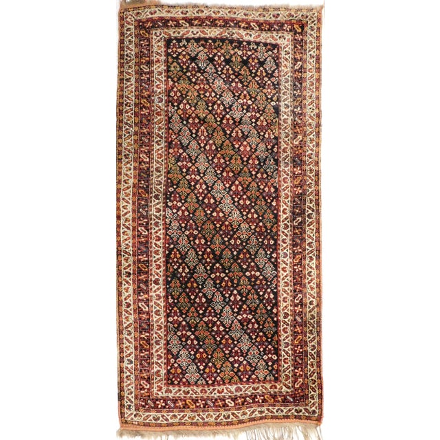 Antique Persian Rug- 4′7″ × 6′4″ For Sale - Image 13 of 13