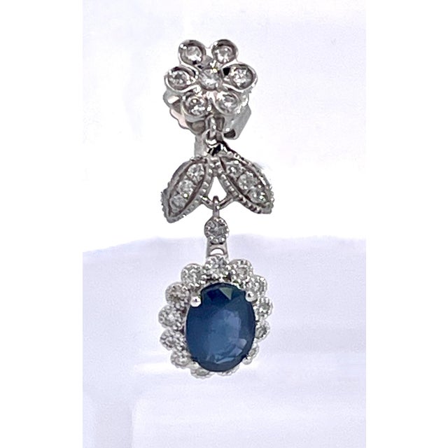 These Sapphire earrings are small and delicate but pack a punch. The Sapphires are a true Sapphire Blue and stunning. They...