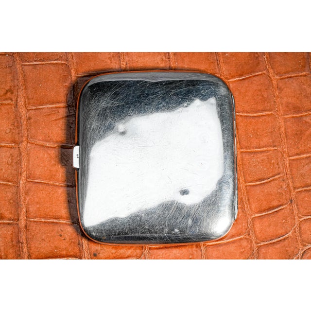Majestic Hand Painted Antique 900 Sterling Silver Horse Equestrian Enamel Cigarette Case Tobacciana For Sale - Image 16 of 16