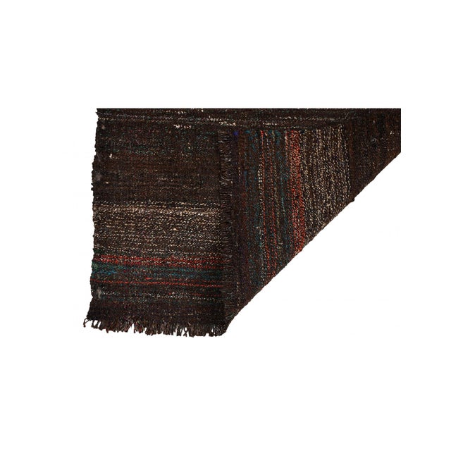 Mid-Century Modern Decorative Mini Vintage Kilim Rug - 1`10″ X 1`10″ For Sale - Image 3 of 3