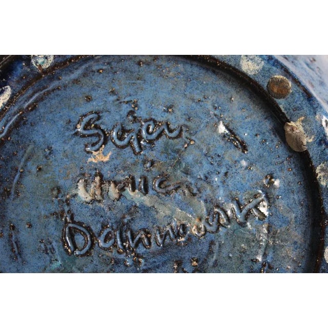 Unica Floor Vase by Sejer Ceramic Studio Pottery, Denmark, 1960s For Sale - Image 12 of 13