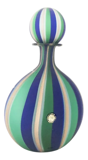 Vintage Bottle with Murano Stopper, 1960
