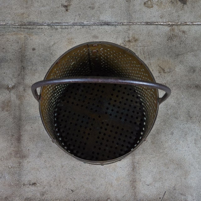 Perforated Brass Pail For Sale - Image 10 of 11