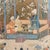 Dorothy Draper 1970’s Gilded Persian Court Life Panoramic Triptych For Sale - Image 4 of 14