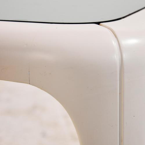 Wood and Glass Coffee Table, 1970s For Sale - Image 6 of 13