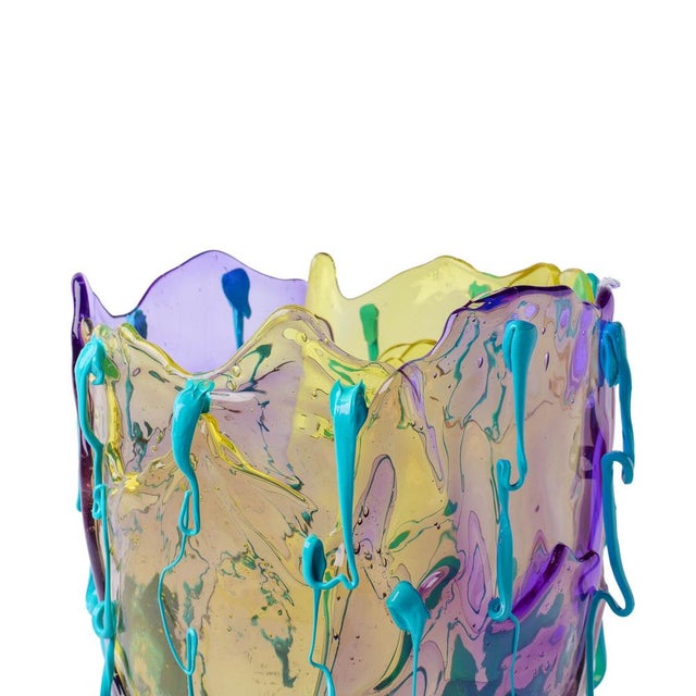 Clear Yellow and Turquoise by Gaetano Pesce for Fish Design For Sale - Image 11 of 13