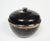 Mid 20th Century Primative Brown Pottery Covered Bowl For Sale - Image 4 of 5