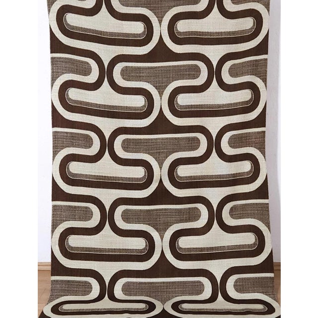 Textile Mid-Century Curtain Panels, 1970s, Set of 2 For Sale - Image 7 of 7
